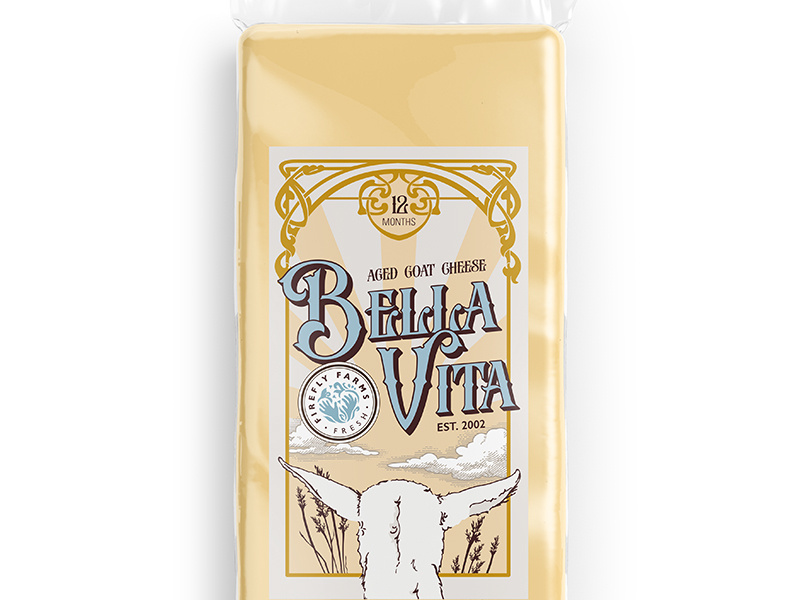 Bella Vita Cheese Label Design