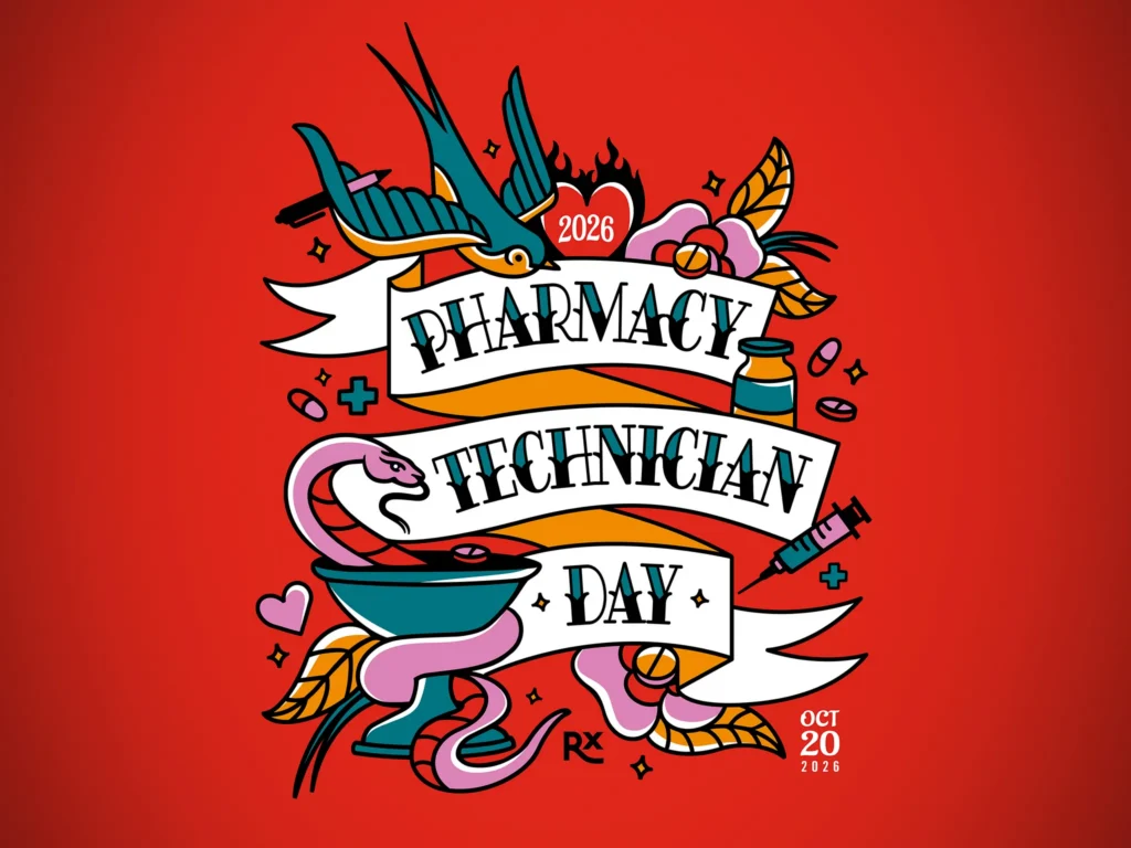 Pharmacy Technician Custom Illustration