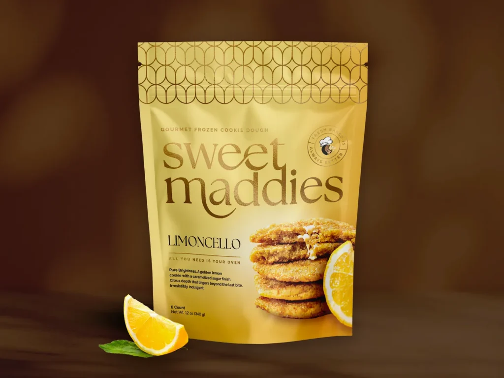 Limoncello Cookie Pouch Package