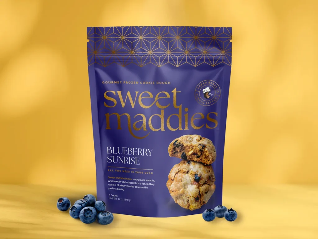 Blueberry Sunrise Cookie Packaging