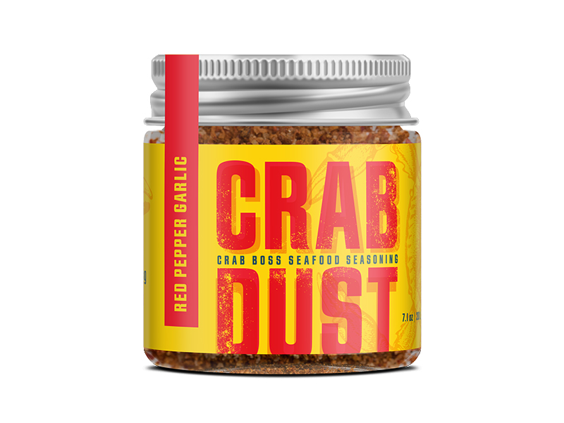 Crab Boss Crab Dust Packaging