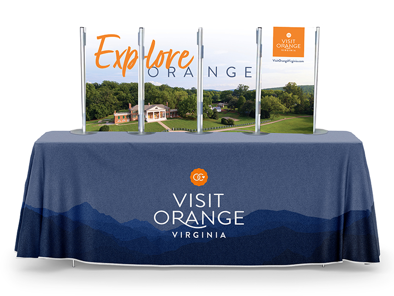 Visit Orange Virginia Table Popup