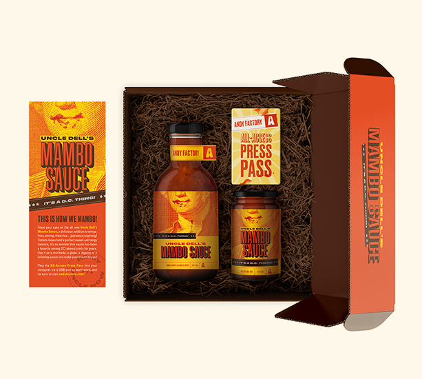 Mambo Sauce Packaging
