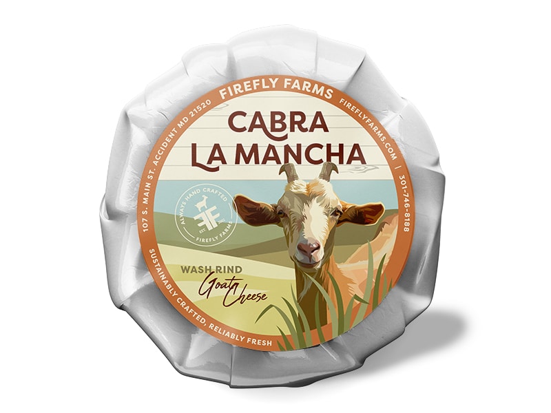 Firefly Farms Cabra La Mancha Label 