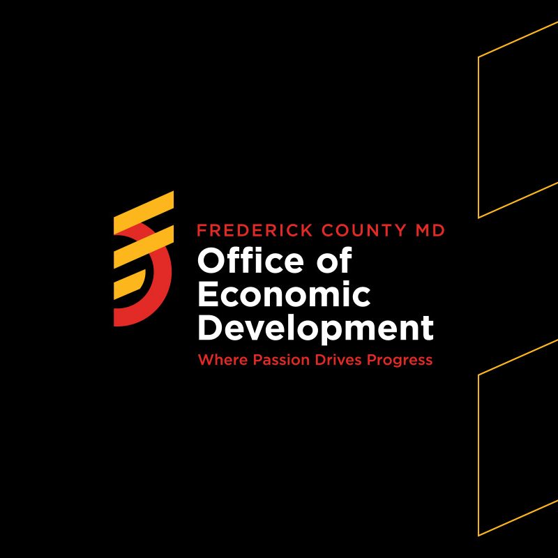Office of Economic Development: Professional logo and brand identity design for the Frederick County MD Office of Economic Development.