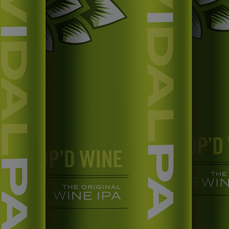 Creative Wine Packaging: Innovative wine label and packaging design for VidalPA, featuring a vibrant green-to-yellow gradient and modern graphics.
