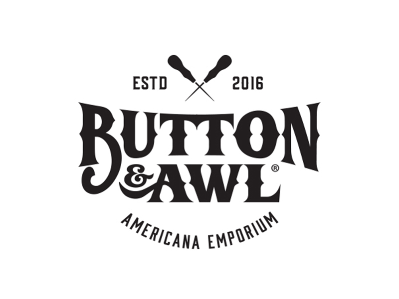 Button & Awl Americana Emporium Logo Design