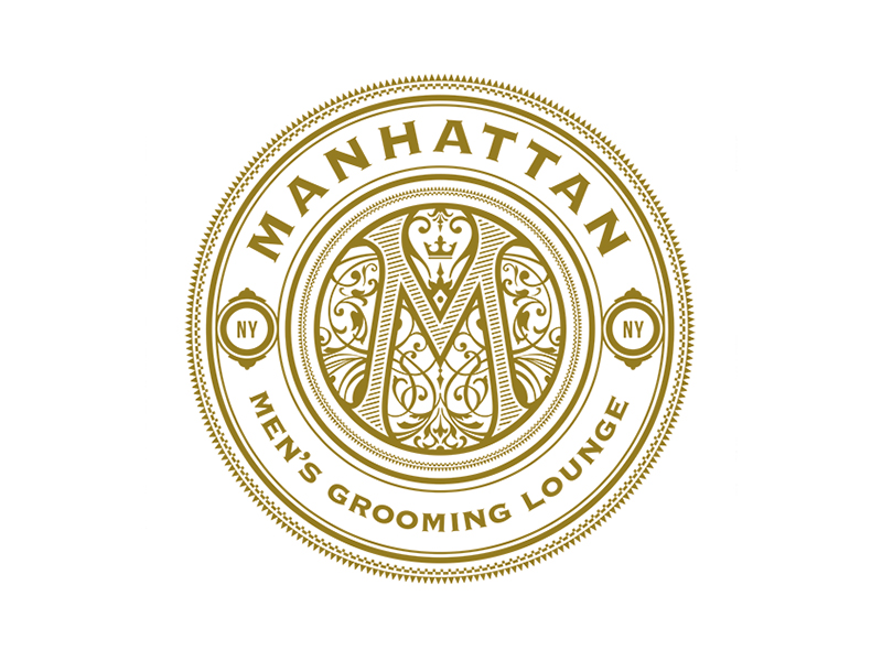 Manhattan Men's Grooming Lounge Branding