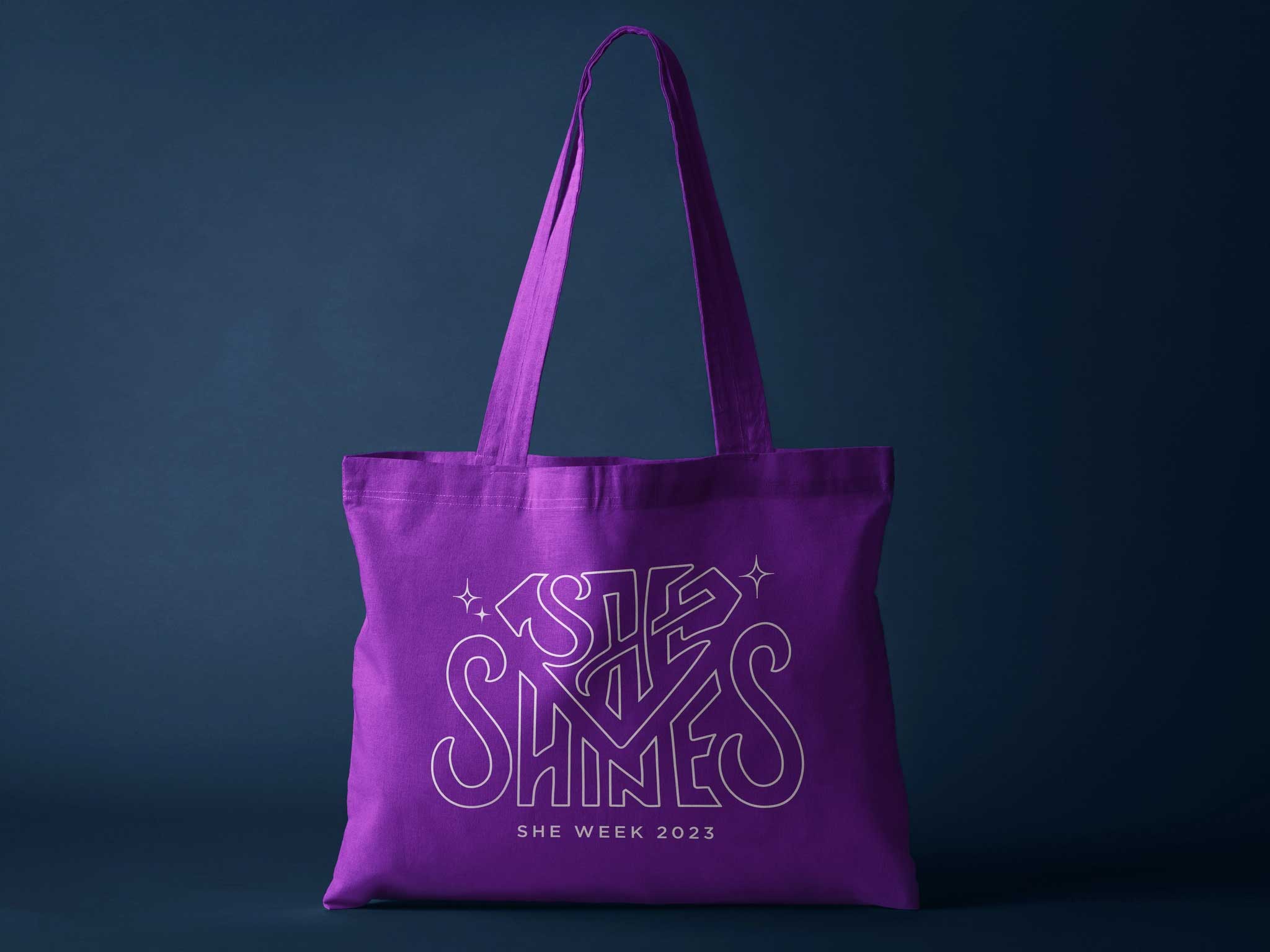 She Week Tote Bag Design