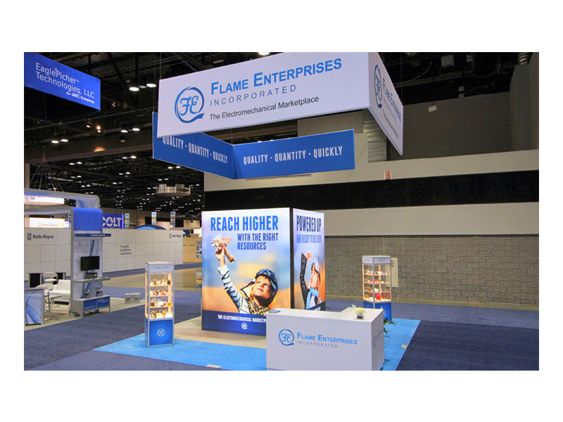 Flame Enterprises Exhibit Booth
