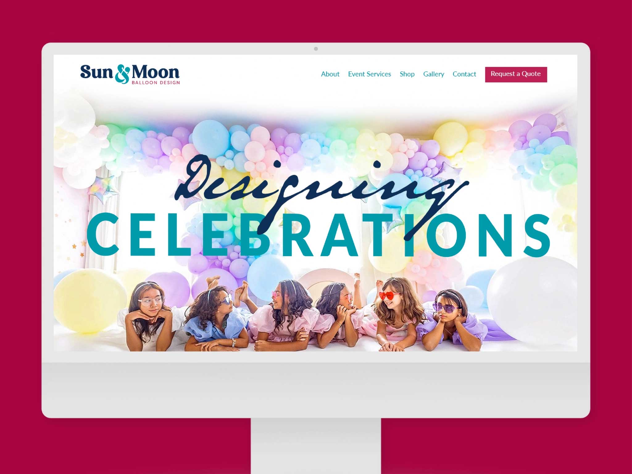 Sun & Moon Website Design